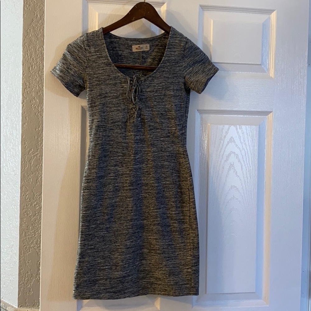 Hollister Grey Fitting Dress